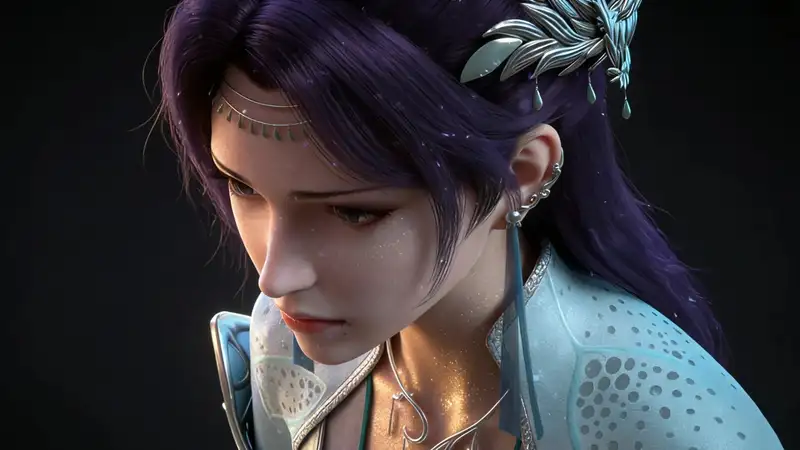Ảnh Vân Vận sexy đẹp lung linh trong thế giới anime