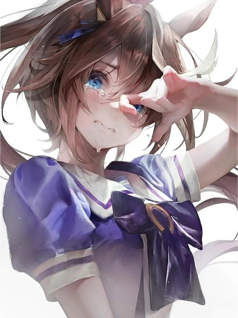 Ảnh anime khóc bộc lộ sự tủi hờn dâng trào