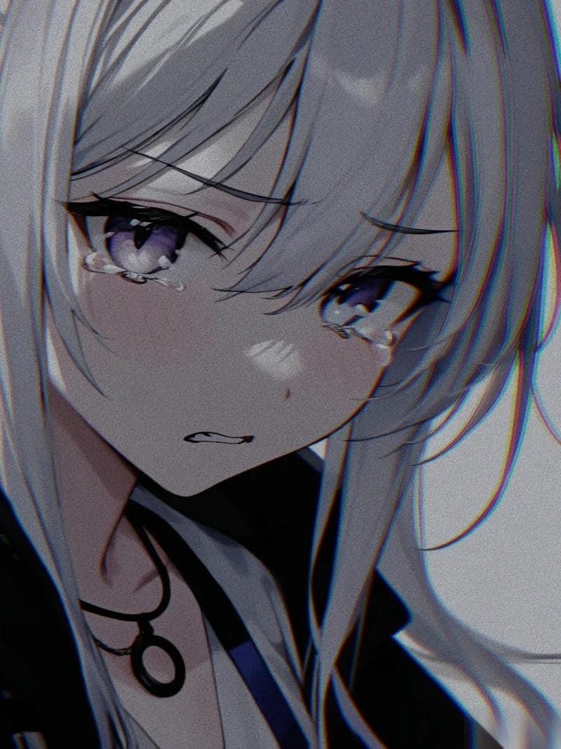 Ảnh anime khóc trào dâng dòng xúc cảm nghẹn