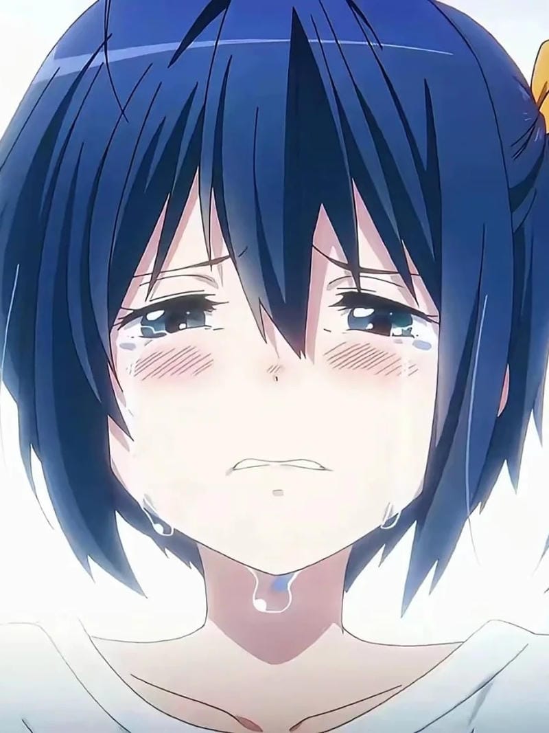 Ảnh anime khóc xoa dịu những ngày chông chênh