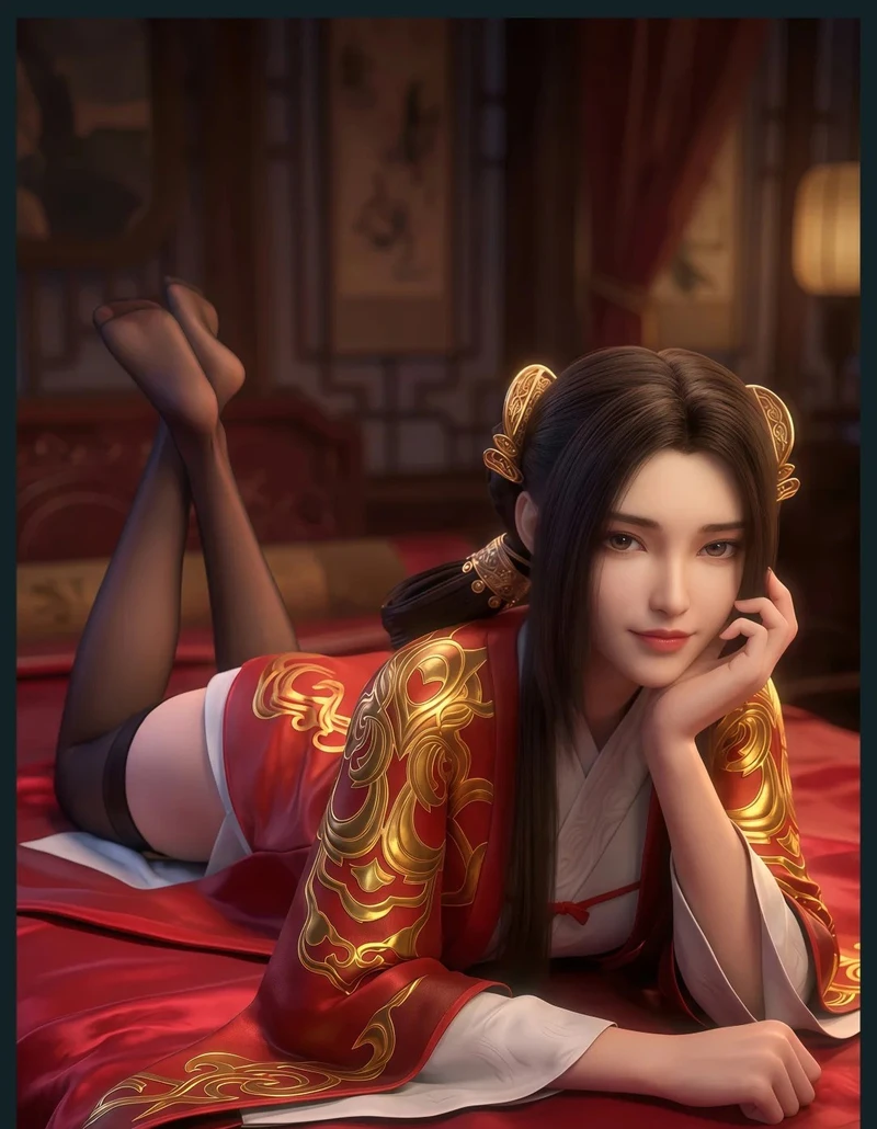 Ảnh sexy của Tần Di Ninh với thần thái tự tin