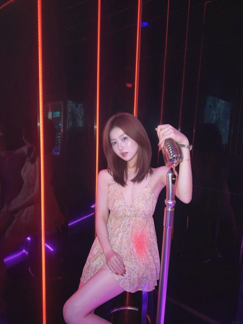 Ảnh gái karaoke vòng 3 quyến rũ không che