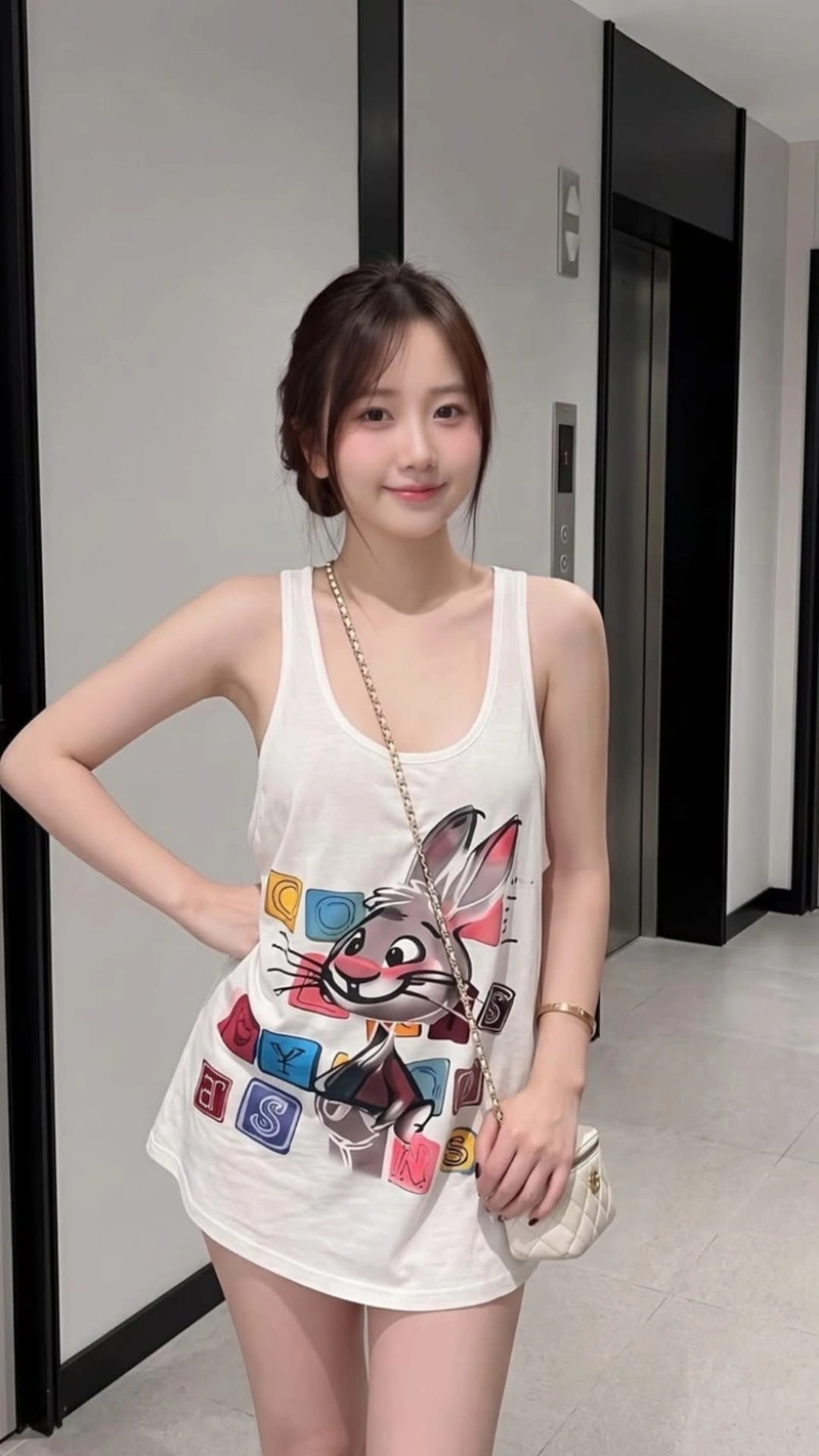 Hình gái xinh mặc quần ngắn không che nude