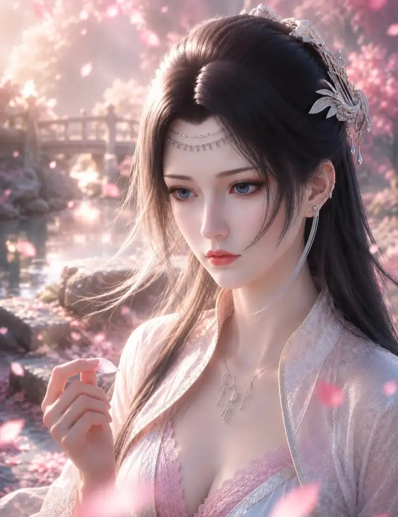 Vân Vận sexy trong bộ minh họa anime nghệ thuật