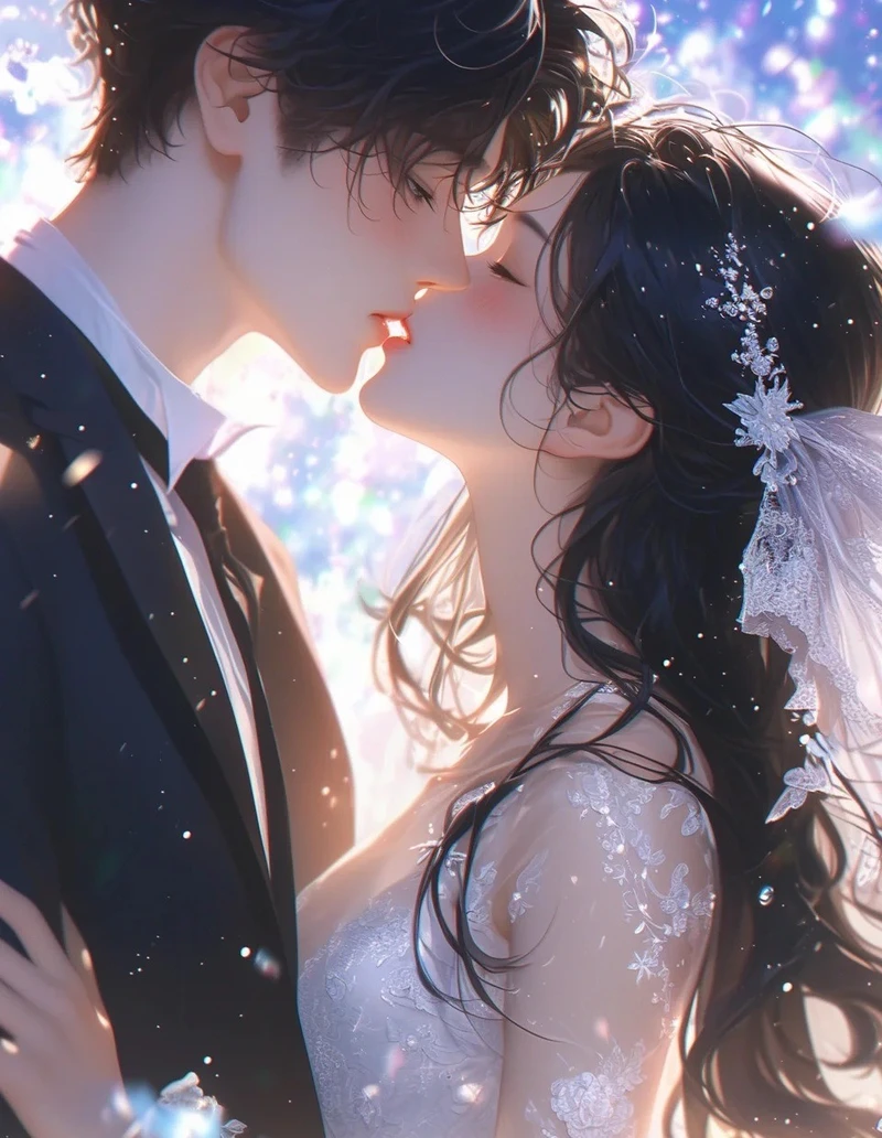 ảnh anime cô dâu xinh đẹp trong ngày cưới