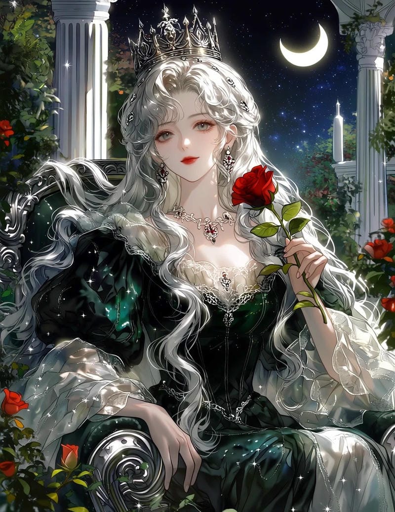 ảnh anime công chúa lạnh lùng đẹp mê hoặc