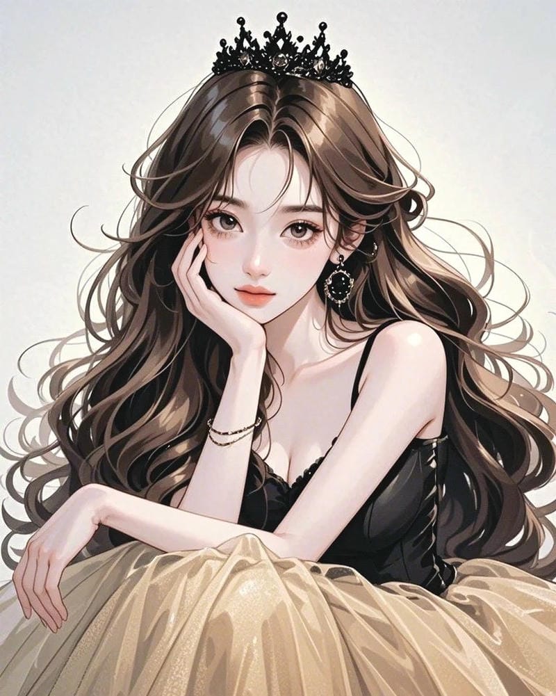 ảnh anime công chúa lạnh lùng xinh đẹp