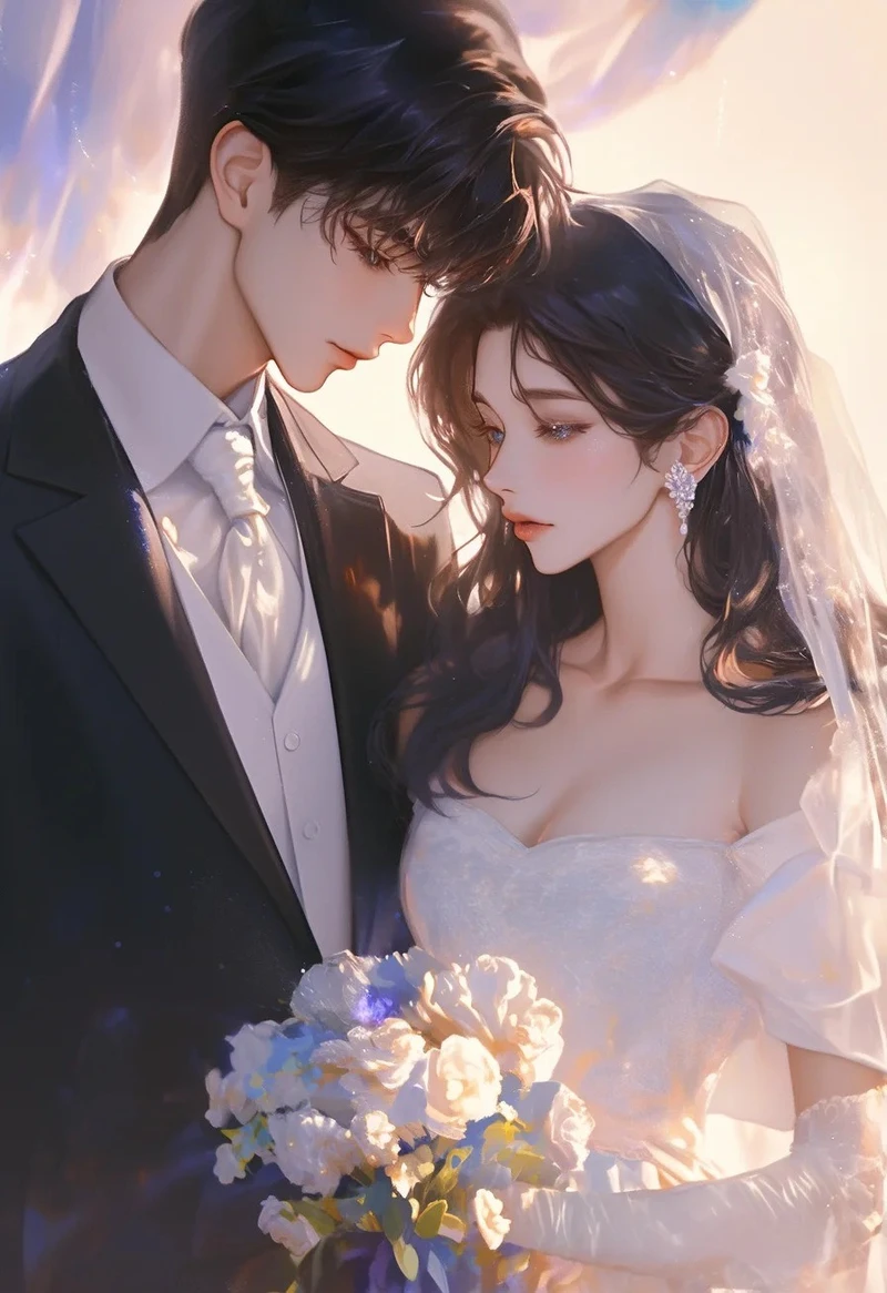ảnh anime đám cưới lung linh và nổi bật
