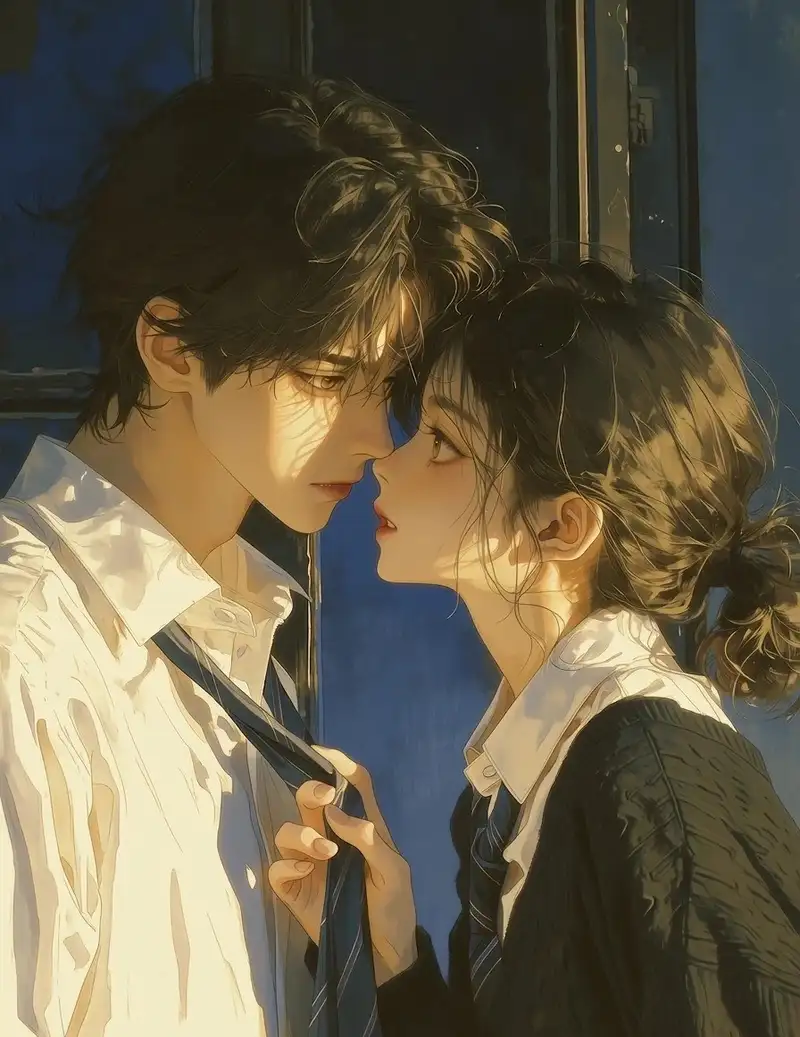 ảnh anime học đường có màu sắc tươi sáng