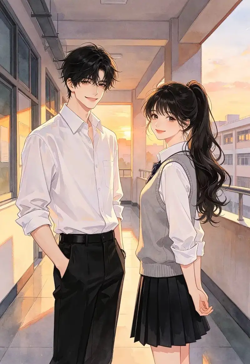 ảnh anime học đường cùng nhân vật nam nổi bật