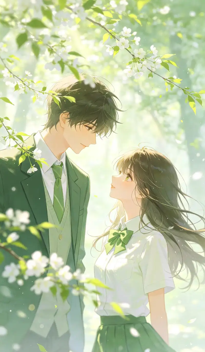 ảnh anime học đường dễ thương cho điện thoại