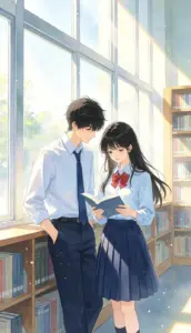 ảnh anime học đường tái hiện cuộc sống học sinh