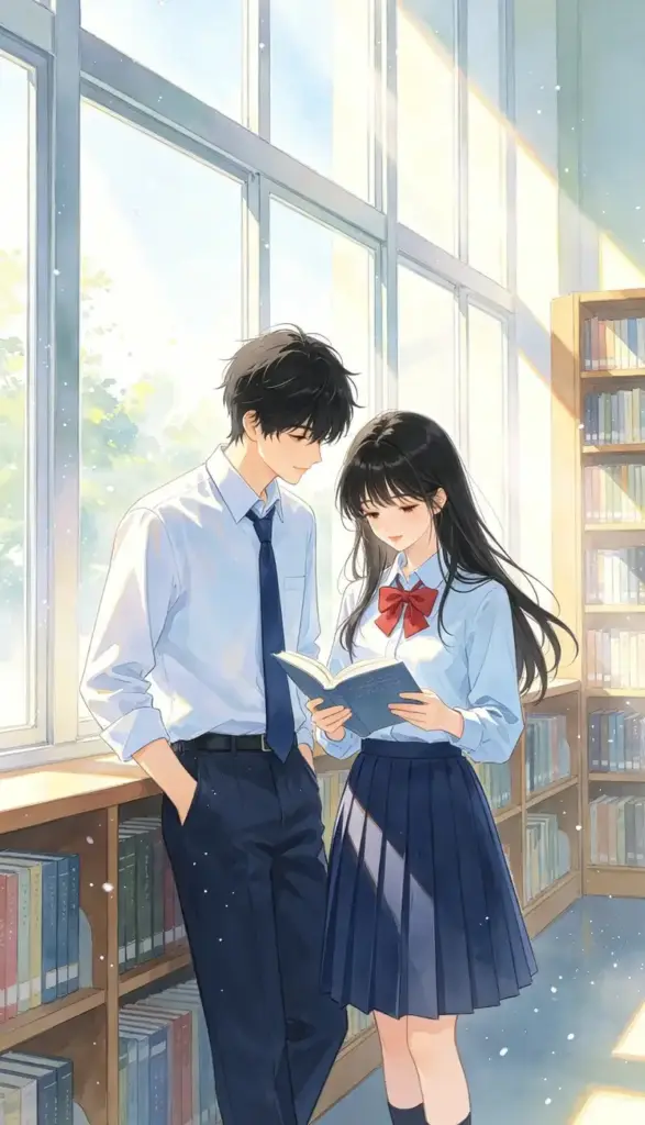 ảnh anime học đường tái hiện cuộc sống học sinh