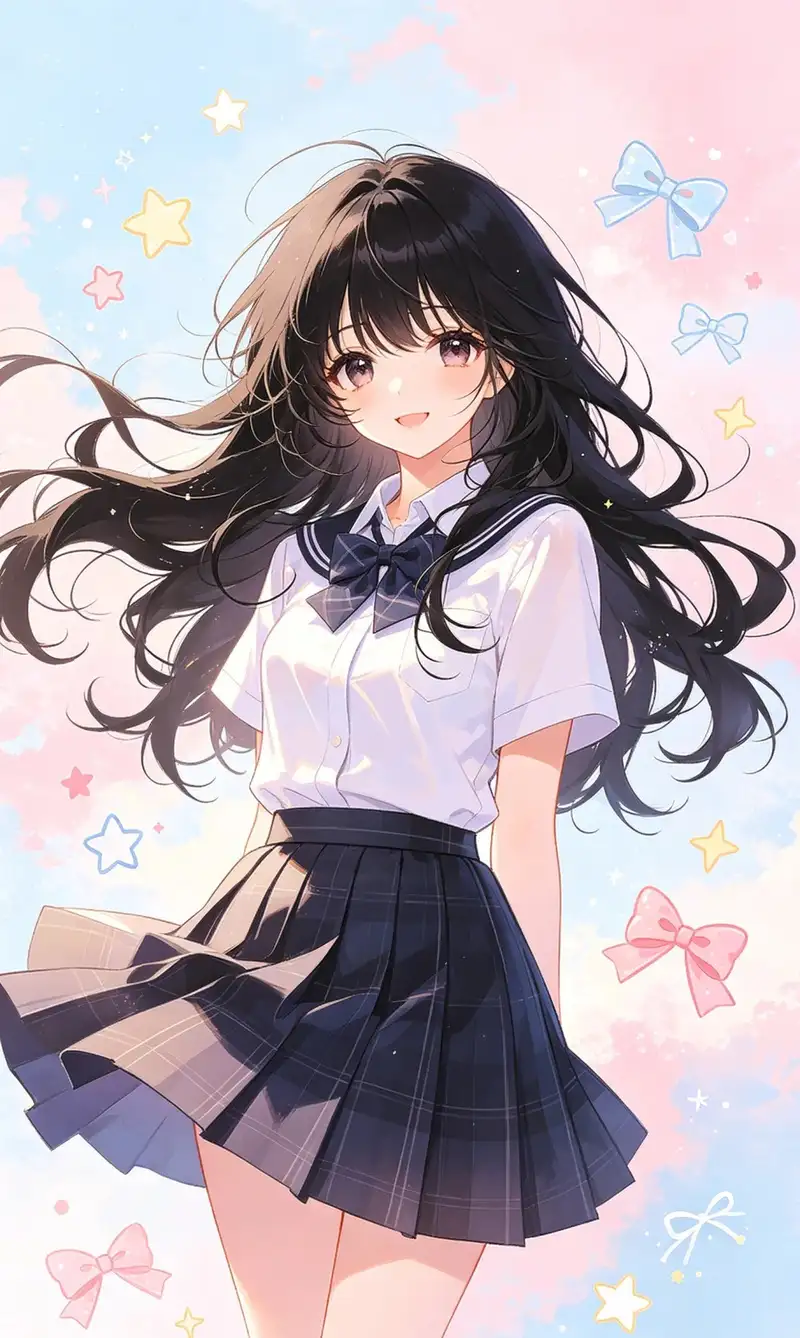 ảnh anime học đường tái hiện tuổi học trò