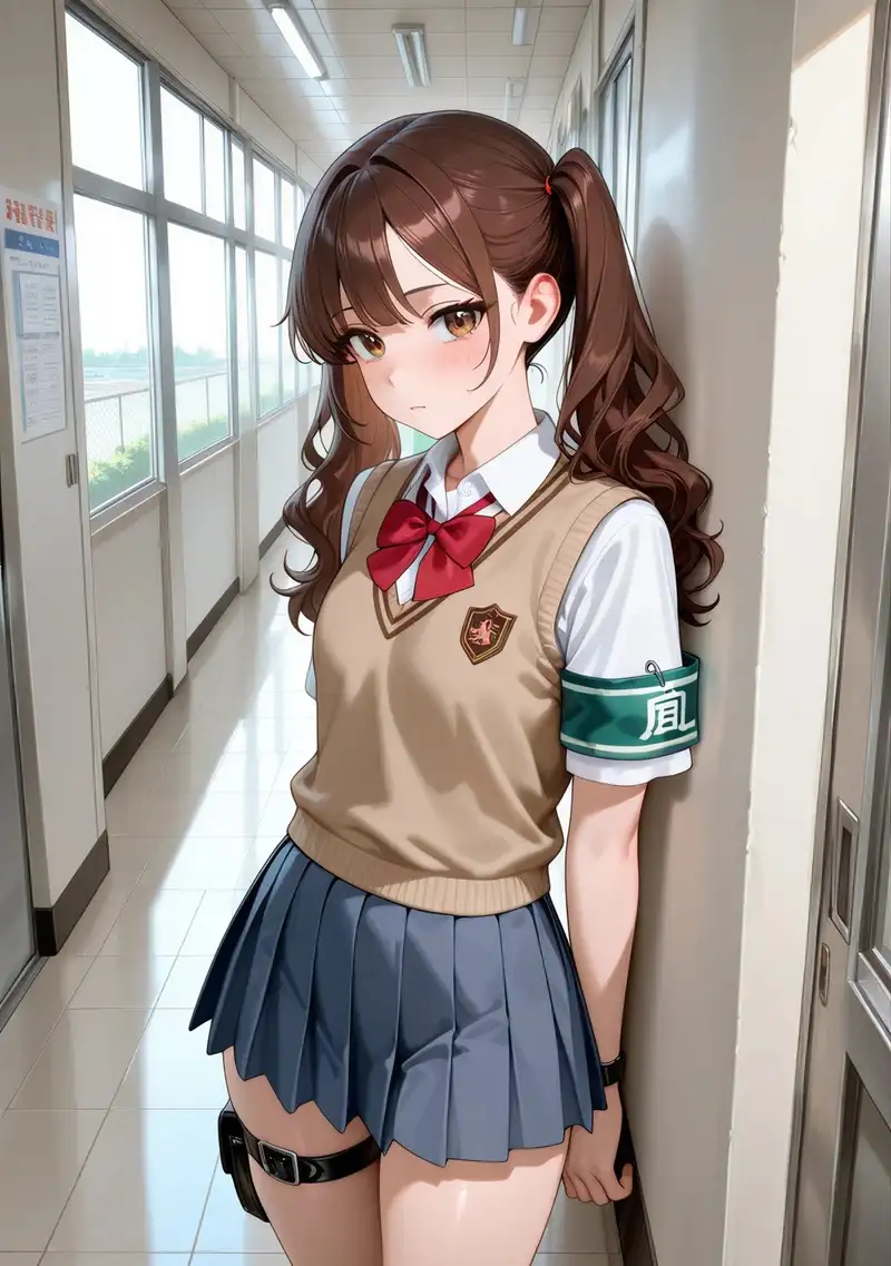 ảnh anime học đường trong khung cảnh mùa hè