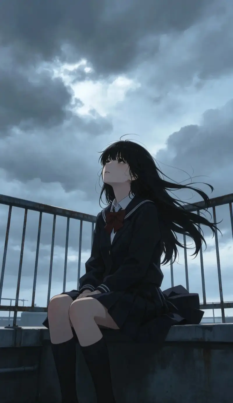 ảnh anime học đường với nhân vật đáng yêu