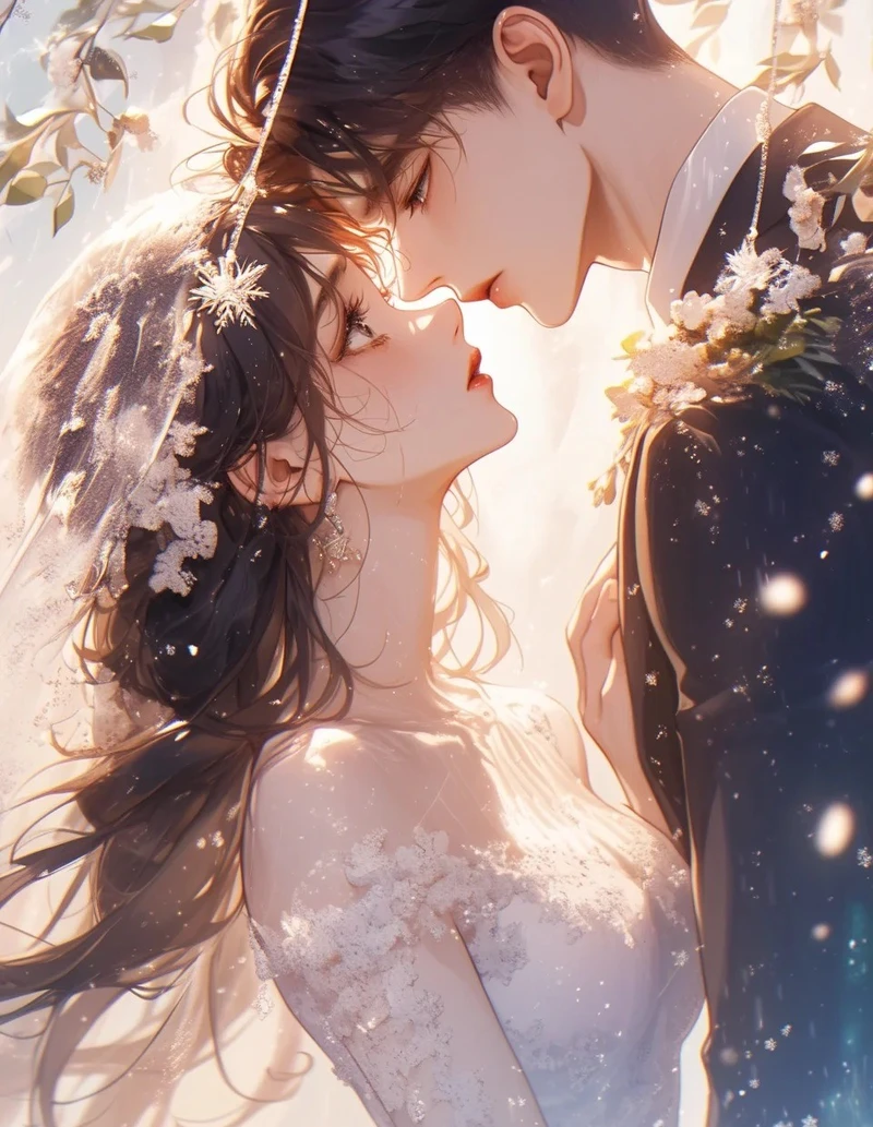 ảnh cưới anime 4K sắc nét và lung linh