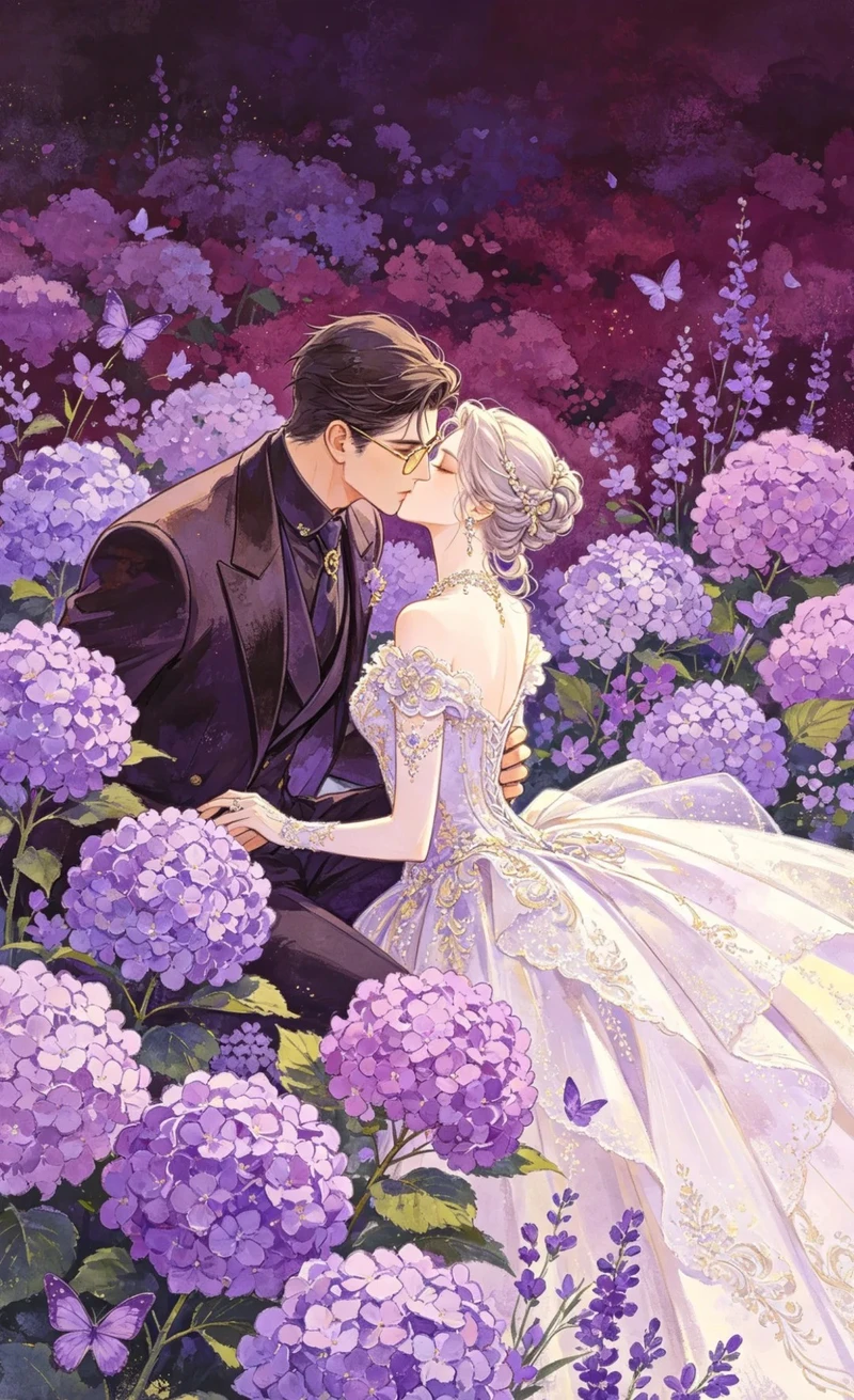 ảnh cưới anime với trang phục cô dâu chú rể