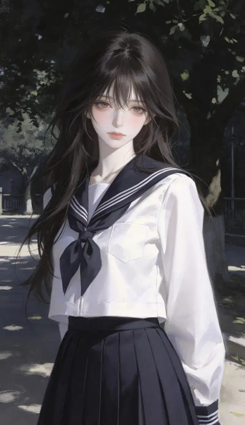 ảnh đẹp anime học đường trong sáng