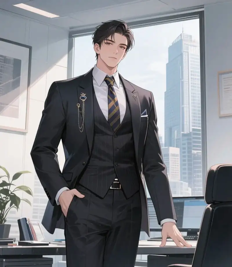 ảnh tổng tài anime thần thái lạnh lùng