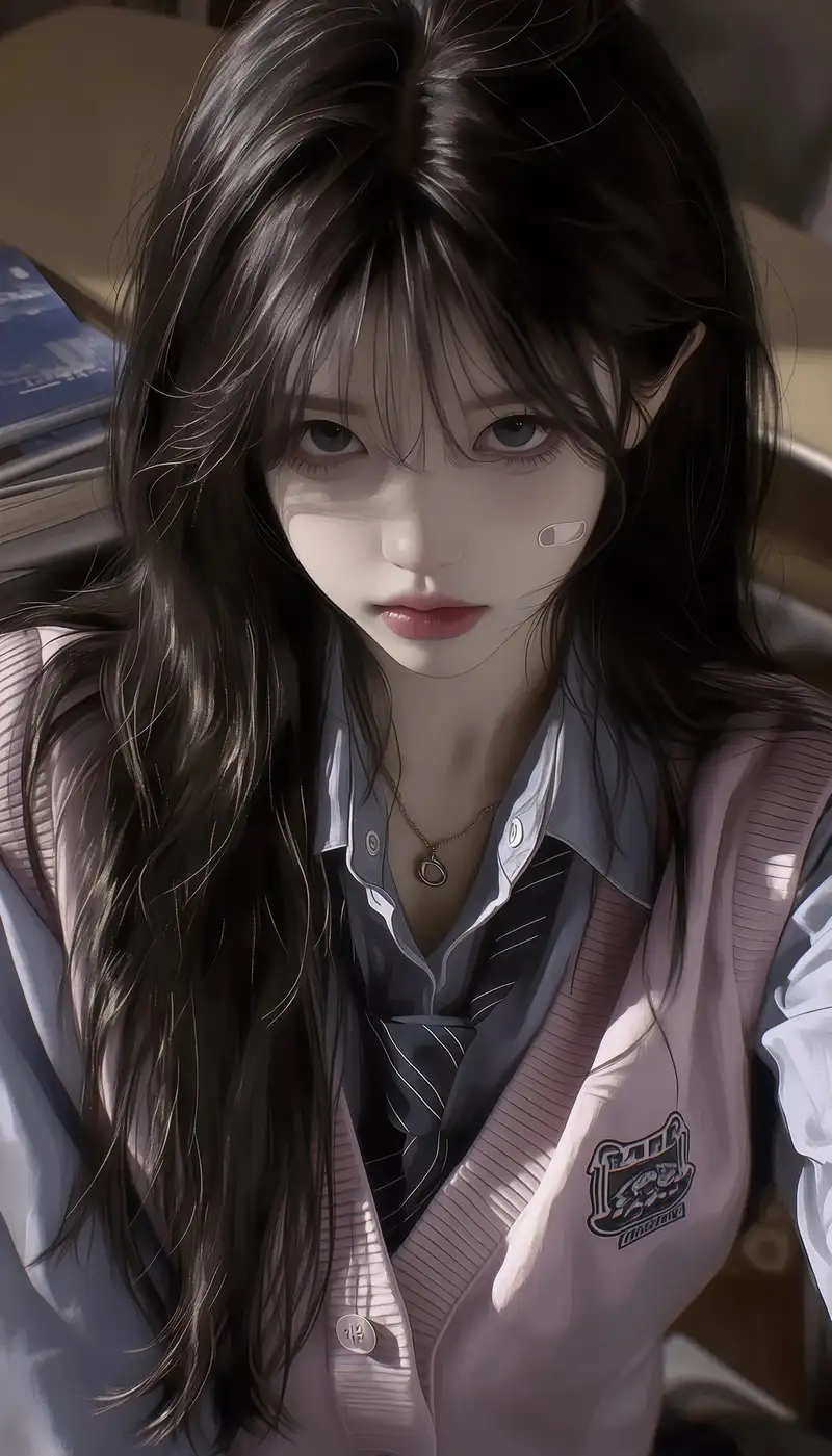 hình ảnh anime học đường lãng mạn và thơ mộng