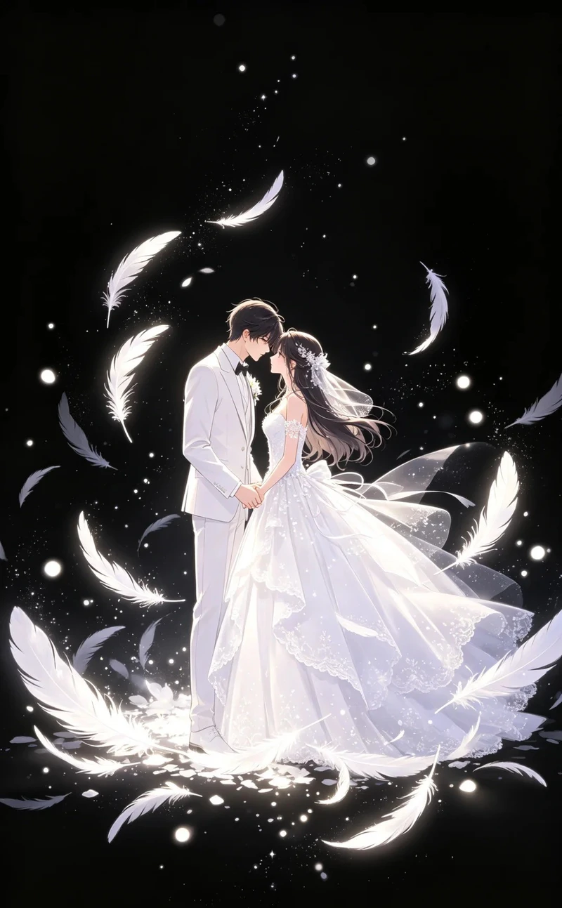 hình ảnh cưới anime phong cách dễ thương
