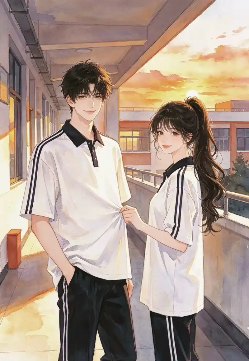 hình ảnh học đường anime với lớp học sinh động